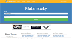 Desktop Screenshot of pilatesnearby.com